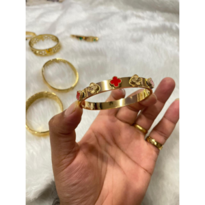 Red Cross Gold Bracelet